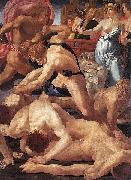 Rosso Fiorentino Moses defending the Daughters of Jethro. Spain oil painting artist